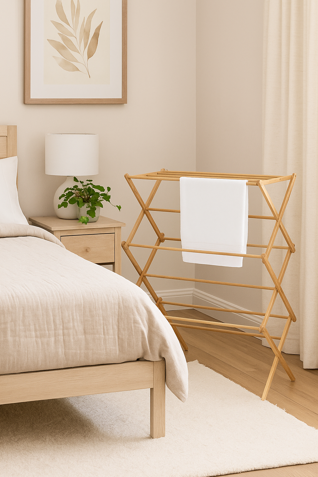 Bamboo Drying Rack – Sustainable Home Essential