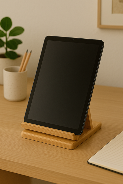Bamboo Ipad holder